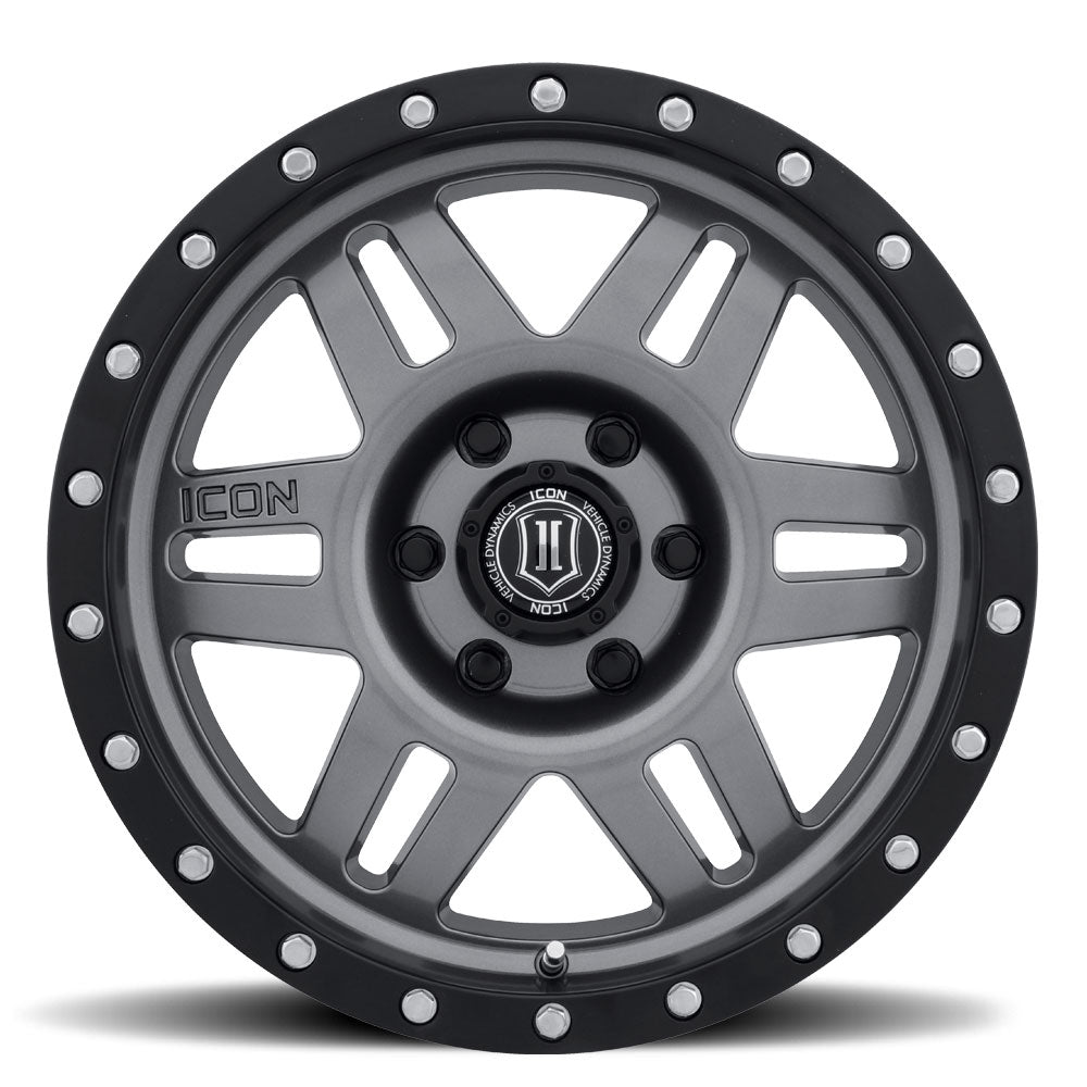 Jeep Gladiator Wheels Icon Six Speed Gunmetal