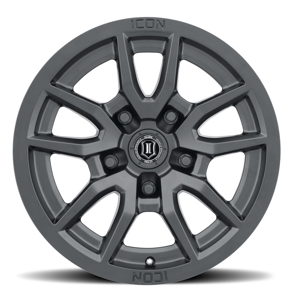 Rims for Jeep Gladiator Icon Vector 5 Black