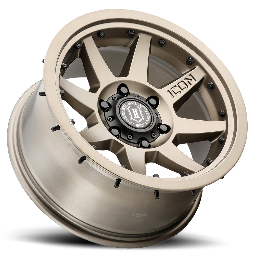Toyota 4Runner Beadlock Wheels Icon Rebound Pro Bronze