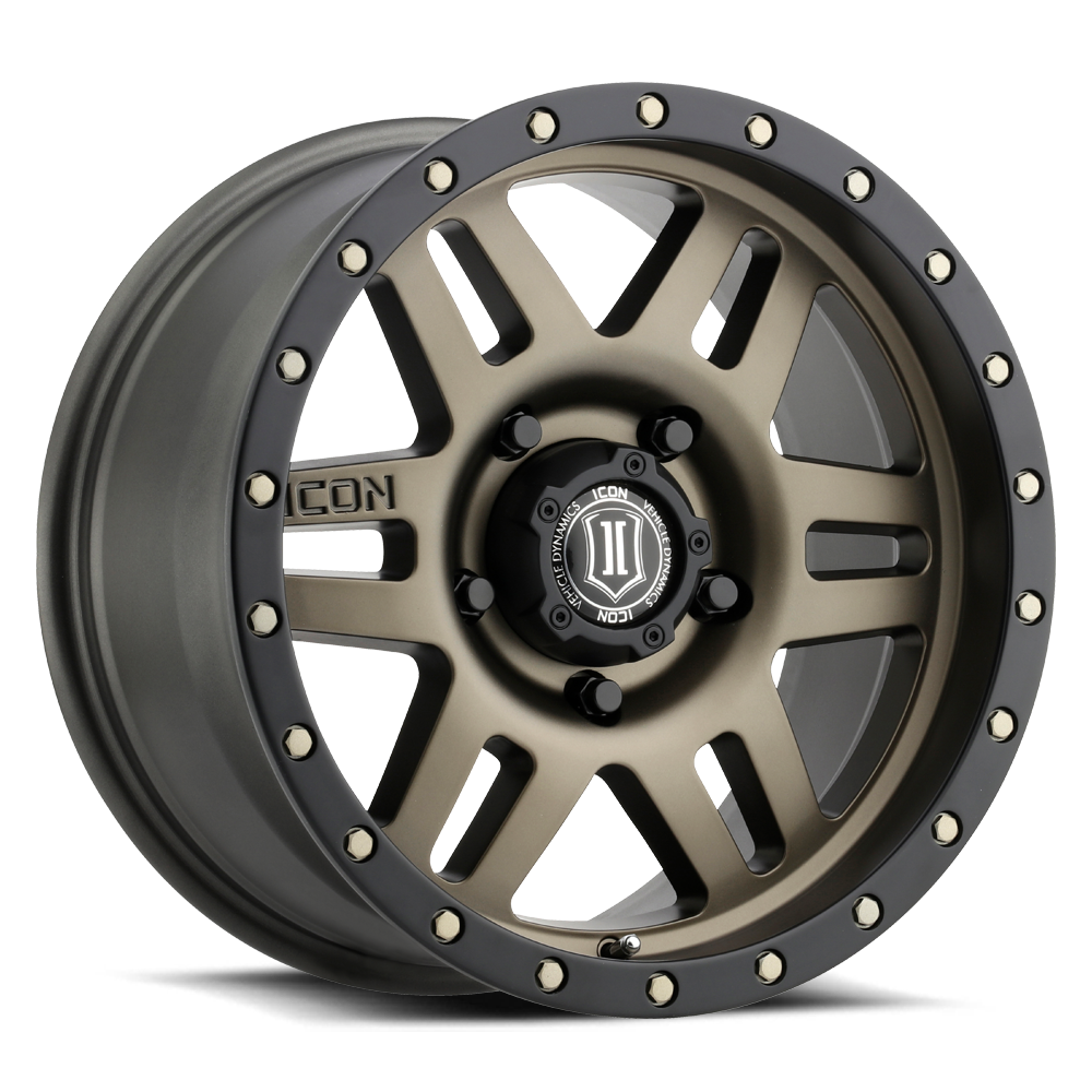 Wheels for Jeep Gladiator Icon Six Speed Bronze Finish