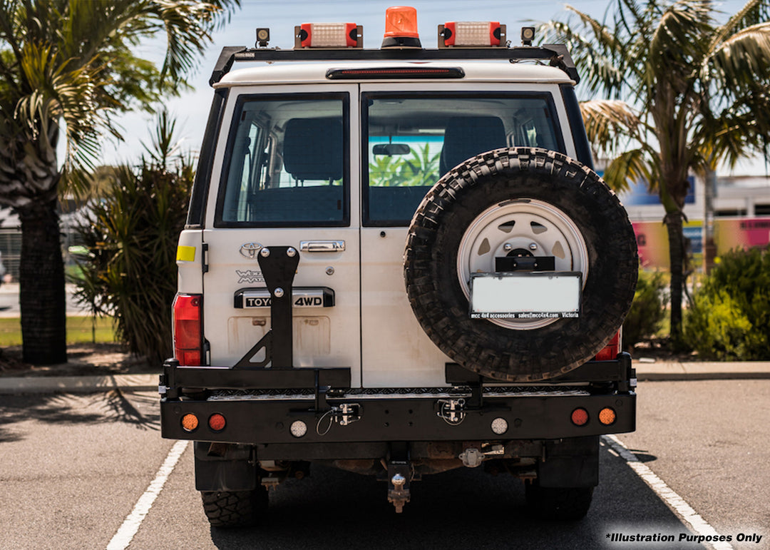 Dobinsons Rear Bumper With Swing Outs for Toyota Landcruiser 60 Series 1986+ Models (BW80-4132)