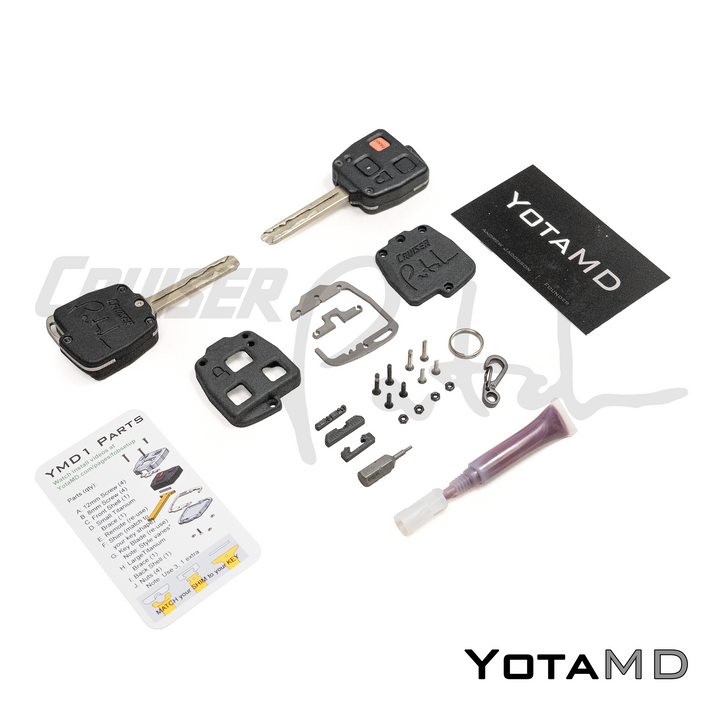 'Cruiser Patch' branded YotaMD YMD1 titanium reinforced key kit