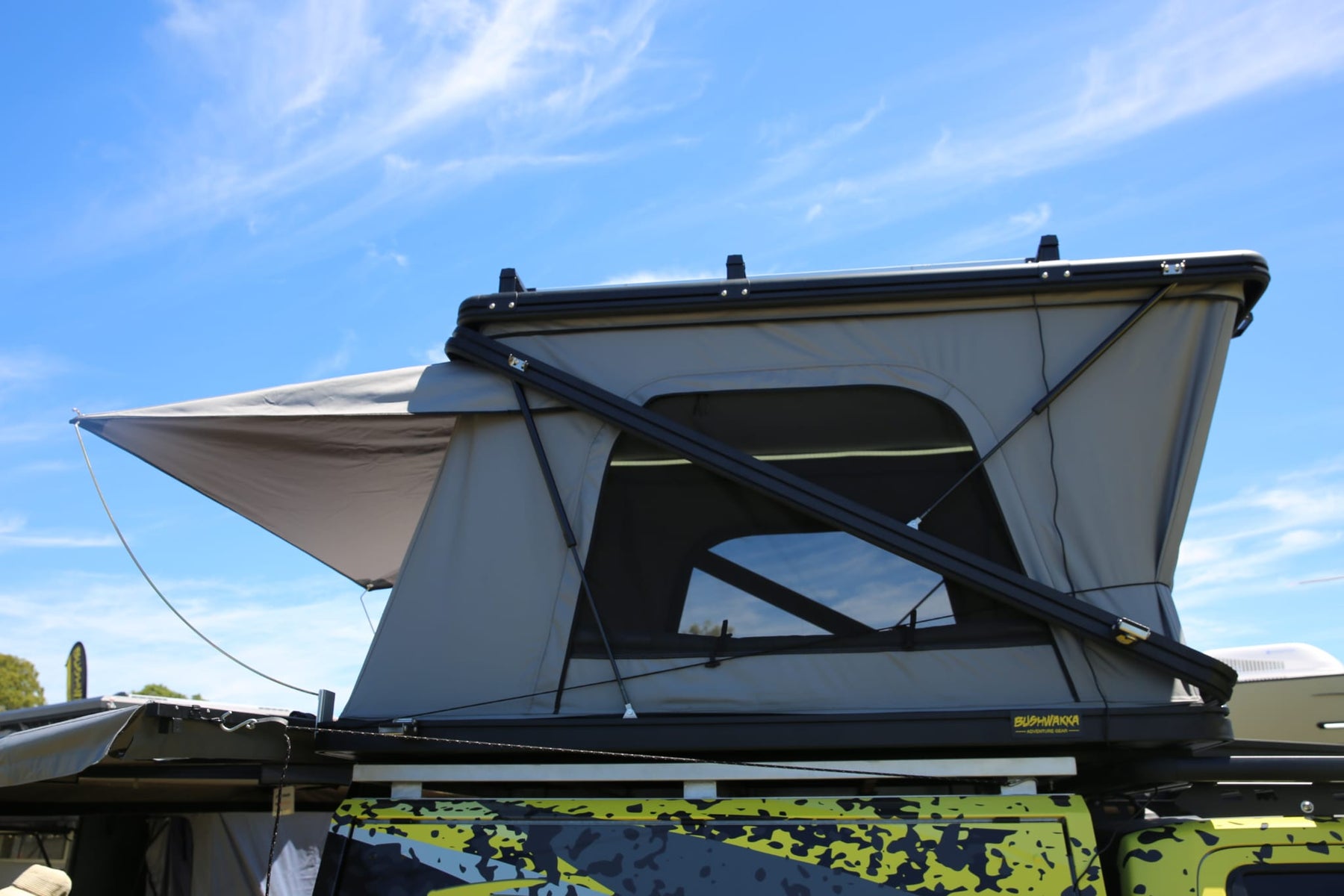 bushwakka roof top tent Taruca Big Shack Rooftop Tent – Manna Vehicle Outfitters LLC