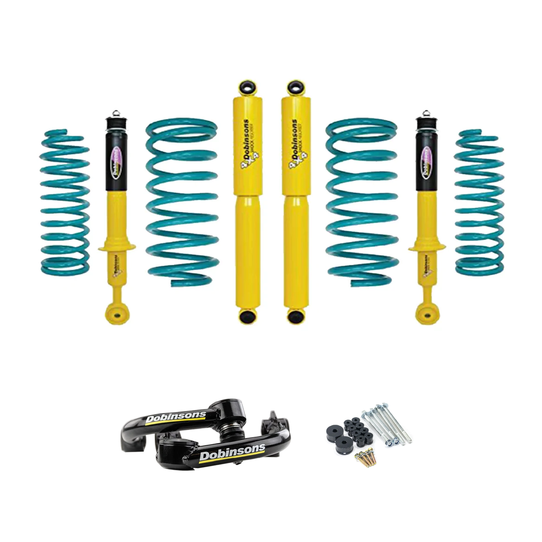 5th Gen 4Runner Lift Kit | 2.5 Inch - With Twin Tube Shocks | Dobinsons (Yellow/Teal)