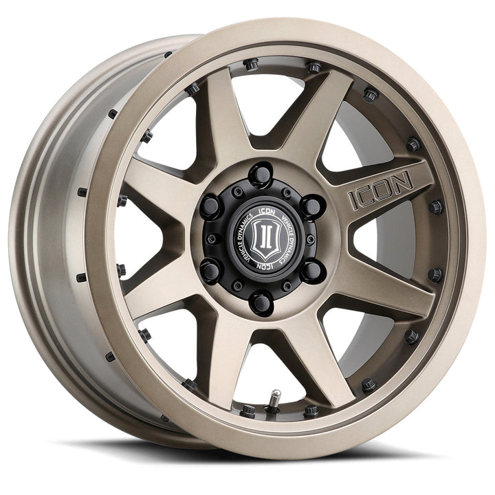 Beadlock wheels for Jeep Wrangler JL Icon Rebound Pro Bronze