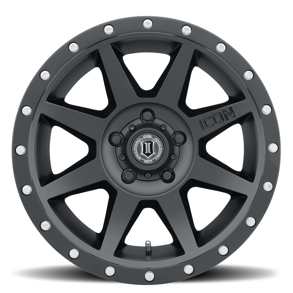 Icon Rebound Jeep Wrangler JL Wheels Black