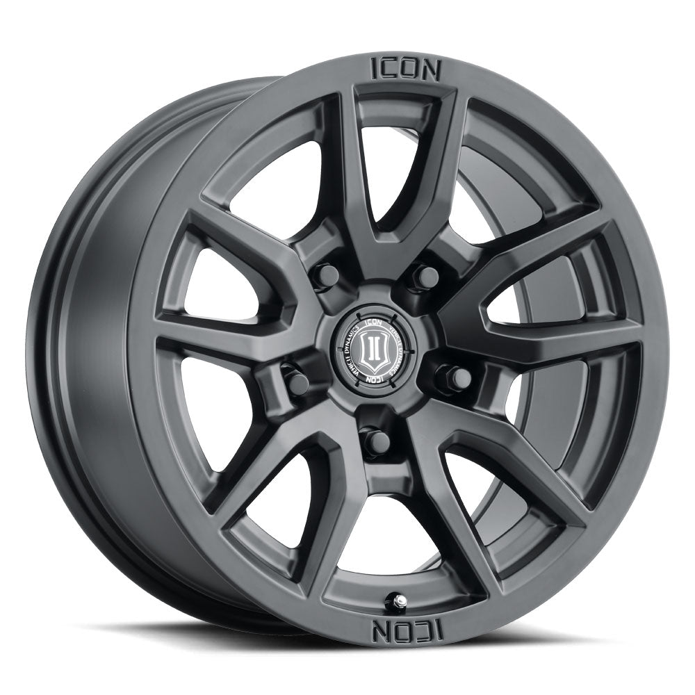Wheels for Jeep Gladiator Icon Vector 5 Black